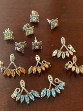 Barbara Bixby Interchangeable Earrings Sets Studs With Climbers Rare *READ*  picture