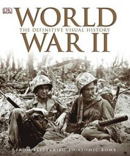 World War II: The Definitive Visual History - Hardcover - GOOD picture