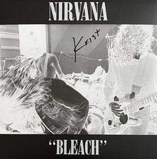 KRIST NOVOSELIC AUTOGRAPHED SIGNED NIRVANA BLEACH VINYL picture