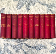 Thomas Carlyle Carlyle's Works 10-Vol Hardcover Set Lovell Essays History picture