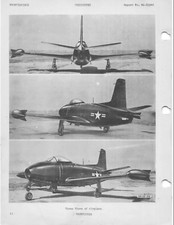 289 Page 1948 XFJ-1 FJ-1 FURY Erection & Maintenance Instructions Manual on CD picture