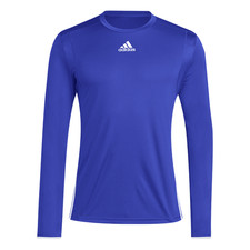 adidas Team Issue Long Sleeve Jersey Top Mens Blue Casual Tops HT7342 picture