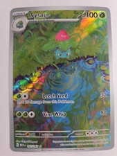 Ivysaur Illustration Rare 167/165 Scarlet & Violet 151 Pokemon English picture