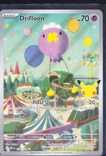 Drifloon 136/128 Illustration Rare Pokemon 30th Celebration Near Mint picture