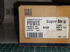 Powis Parker N143 Narrow  Super Strip Dark Brown 11