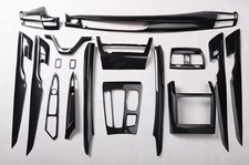 For BMW X5 x6 2014-2018 Carbon Fiber Dashboard Center Console Interior Kit Trim picture