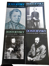 Joseph Frank Vol 1-4 DOSTOEVSKY Biography Princeton - TPB VGC picture