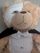Vintage 1986 Phantom of the Opera Plush Bear Clean, As-Is (Mask Detached) picture