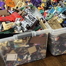 60 lbs LEGO Bulk Mixed Lot Bricks Pieces Parts Harry Potter Theme Star Wars Spac picture