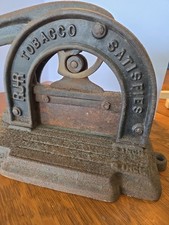 Antique R J Reynolds Tobacco Co. Satisfies Cast Iron Cutter 19th Century picture