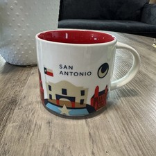 STARBUCKS SAN Antonio You Are Here Collection Coffee Mug Cup 14 Oz picture