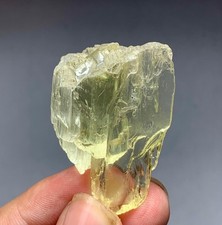111 Carat Natural Etched Triphane Kunzite Crystal From Afghanistan picture
