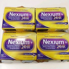 Nexium 24HR 42 Capsules Lot Of 4 Boxes Total 168 Exp 2028 picture