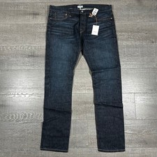 Jack Spade Bleecker Street Slim Fit Selvedge Denim Jeans White Oak USA Mens 38 picture