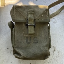 1965 Original Vietnam War U.S. Military Army OD Small Arms Ammo Case Pouch DSA# picture