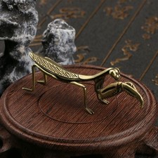 Metal Animal Ornament Home Vintage Brass Mantis Figurine Decor Fashion Gift picture