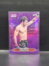 2025 Topps Stadium Club Chrome UFC - Alexandre Pantoja #C-27 Purple Ref #d/75 picture