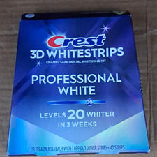 Crest 3D White Professional White Teeth Whitening Strips 20 Treatments (40) picture