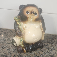 Japanese Ceramic Tanuki Raccoon Dog Figure Statue - Provenance Unavailable picture