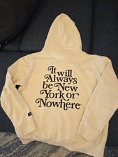 Original NYON Men's Hoodie Sweatshirt 2XL Cream Long Sleeve picture