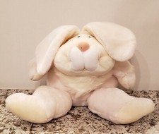 VINTAGE 1983 APPLAUSE LINDA NOVCK CARROT PATCH BUNNY RABBIT PLUSH VHTF picture