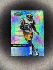 Marshall Faulk 1999 Playoff Contenders Power Blue /50 #66 Rams RARE HOF picture