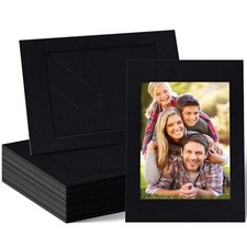 Juexica 100 Pieces Paper Picture Frames 4x6 Standing Photo Frames with Easel ... picture