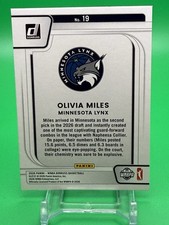 2026 Panini Donruss WNBA Franchise Features Olivia Miles #19 RC Minnesota Lynx picture