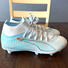 PUMA Women’s Ultra 5 Soccer Cleats - Baby Blue, US Size 7, Medium picture