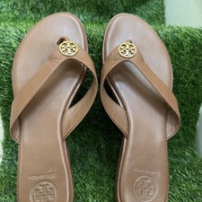 Tory Burch Benton Thong Sandal Royal Brown Women’s 7 picture