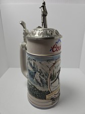 1991 Coors Rocky Mountain Legend Special Lidded Edition Vintage Stein picture
