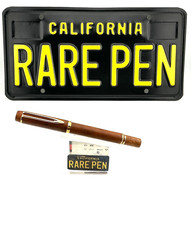 WATERMAN MAN 100 BRIAR WOOD Fountain Pen GT 18K Med Globe nib NEW NO BOX picture