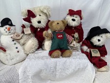 Boyds Bears Christmas Plush Lot of 5 Tagged Jr Mintly Mr Winter Isabella Lucy picture