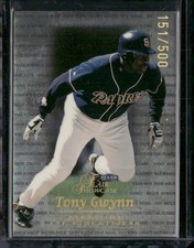 1999 Flair Showcase #6 MG Tony Gwynn Measure of Greatness #/500 picture