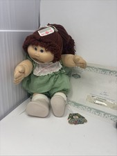 Vtg Cabbage Patch Doll 1983 Xavier Robert’s OK Factory Mold 1 Brown Yarn Hair picture