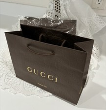 GUCCI Firenze 1921 Paper Bag Shopping Gift Brand NEW Wrapped 9” X 6.5 X  3.5” picture