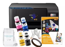 Printer All-in-One DTF Ink & Powder T-Shirt Printer Epson | Starter Kit NEW picture