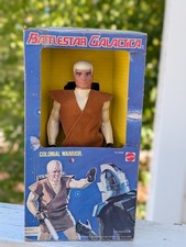 1978 Mattel BATTLESTAR GALACTICA Colonial Warrior figure NMIB Rare Htf No. 2536 picture