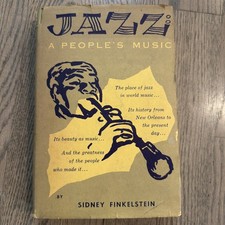 JAZZ: A PEOPLE'S MUSIC. By Sidney Finkelstein - Hardcover 1948 New Orleans picture