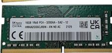 SK hynix 16GB DDR4-3200 PC4-3200AA 1Rx8 SODIMM HMAA2GS6CJR8N-XN picture