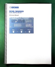 Boss SDE-3000D Instruction Manual: 41 Pages & Protective Covers picture