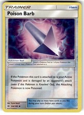 2017 Pokemon SM01 Poison Barb Reverse Holo 124/149 picture