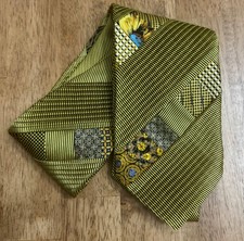 d.FINE Handmade Rare Ribbed Silk Tie Santostefano Italy Made 60 X 4 picture