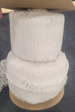 White Chantilly Eyelash Lace Trim 3