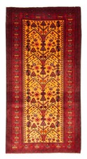 Traditional Vintage Hand-Knotted Area Rug 3'7