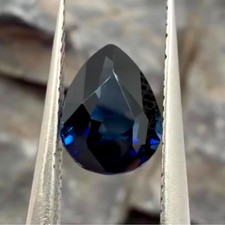 AIG Certified 1.53Ct Natural Royal Vivid Blue Sapphire picture
