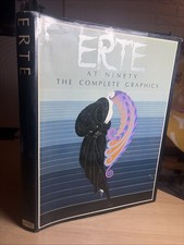 Erte at Ninety Complete Graphics 1982 Dutton Art Deco HC/DJ FINE/G picture