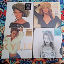 KYLIE MINOGUE SET OF 4 FACTORY SEALED CHERRY RED DELUXE 2CD/1DVD BOX SETS( 2015) picture