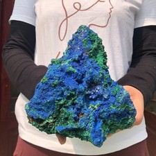 5.9LB Natural Azurite/Malachite quartz crystal mineral specimen Healing picture