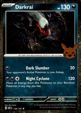 DARKRAI (COSMOS HOLO) HOLO RARE 136/197 TRICK OR TRADE BOOSTER 2024 POKEMON NM/M picture